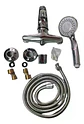 Llave Monomando Ducha Domenica Taumm Plata Cromado - Miniatura 7