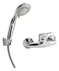 Llave Monomando Ducha Domenica Taumm Plata Cromado - Miniatura 8