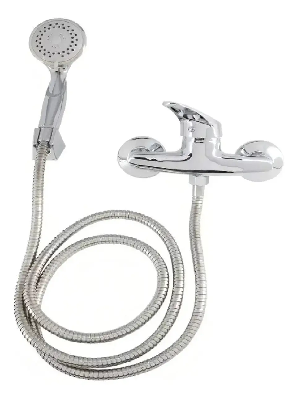 Llave Monomando Ducha Domenica Taumm Plata Cromado 9