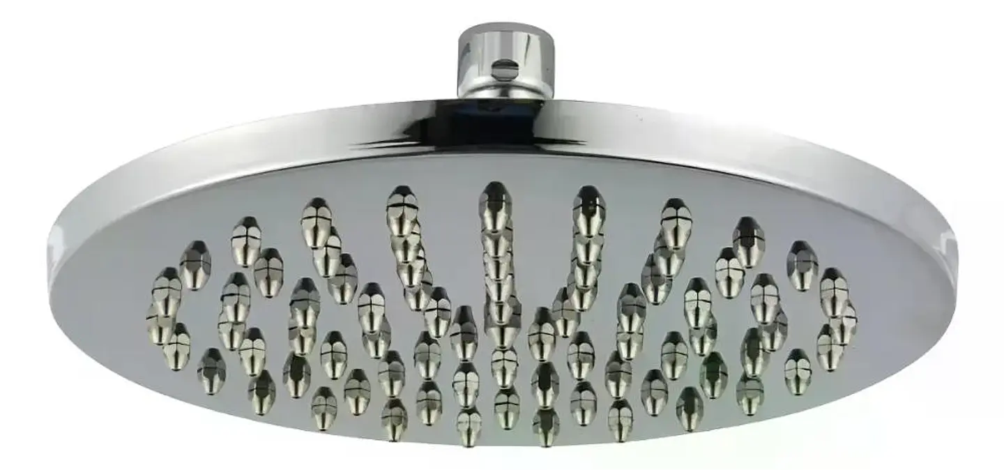 Plato Ducha Redondo Acero Inox 8 Taumm Plateado Plateado 6