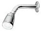Brazo Ducha Cromada Abs Al Muro Con Difusor Taumm Acabado Brillante Color Plateado Plata Cromado - Miniatura 3