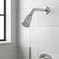 Brazo Ducha Cromada Abs Al Muro Con Difusor Taumm Acabado Brillante Color Plateado Plata Cromado - Miniatura 7
