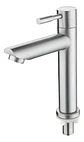 Llave Lavatorio Lavamanos Tipo Inox Taumm Metal Inox - Miniatura 4