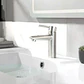 Llave Lavatorio Lavamanos Tipo Inox Taumm Metal Inox - Miniatura 6