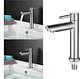 Llave Lavatorio Lavamanos Tipo Inox Taumm Metal Inox - Miniatura 9