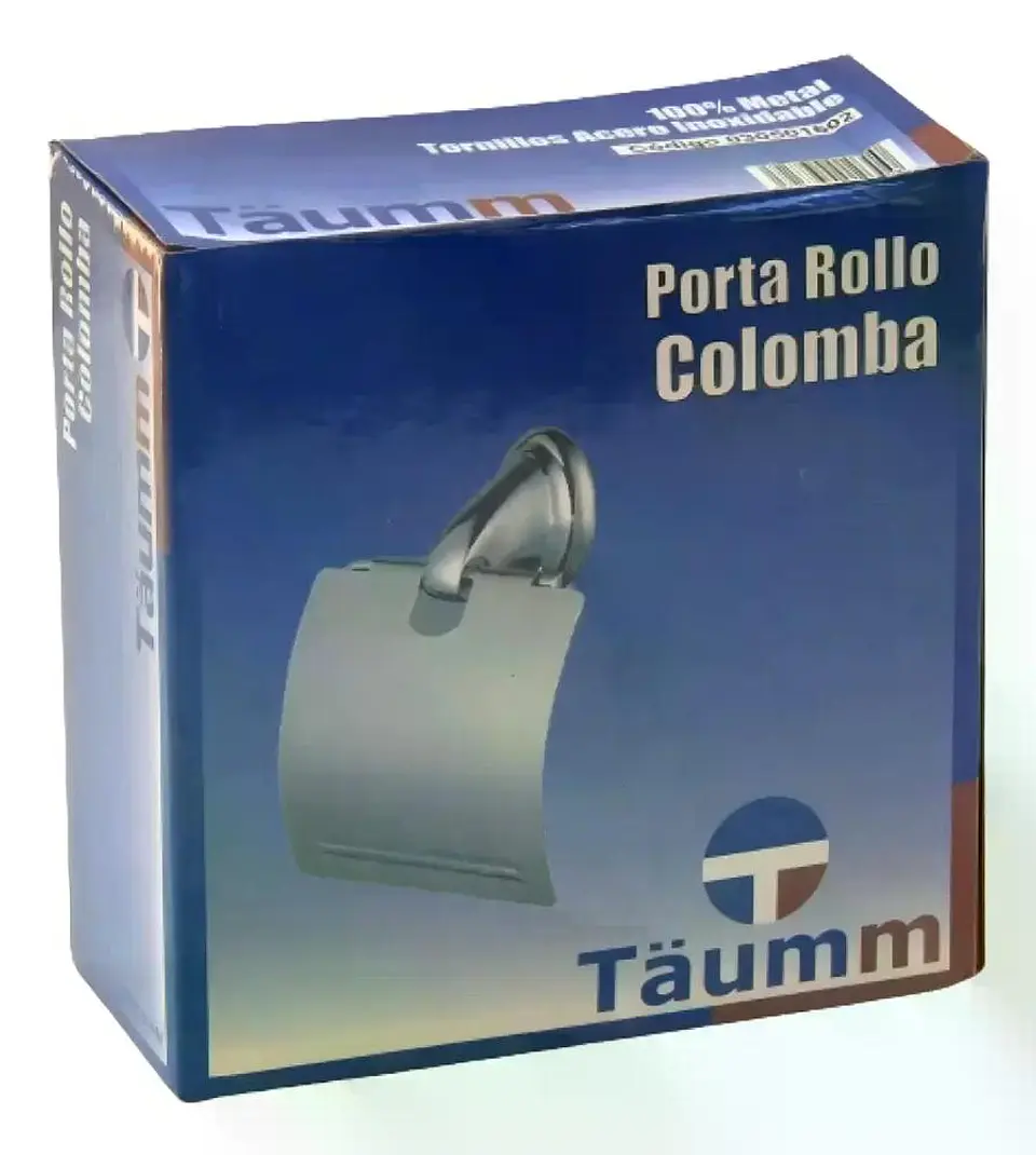 Porta Rollo Colomba Taumm Gris Claro Gris 4