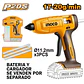 Pistola Para Silicona Inalambrica 17-20 gr/min 20V Ingco - Miniatura 2