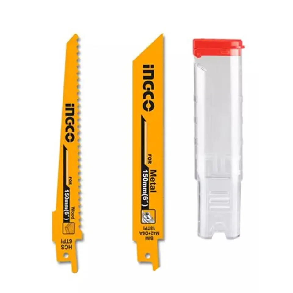 Set 10 Hojas Madera yMetal Para Sierra Sable  Ingco RSB1002 4