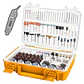 Set 420 piezas  Mini Torno Multifuncional Ingco  AKMG4208 - Miniatura 2