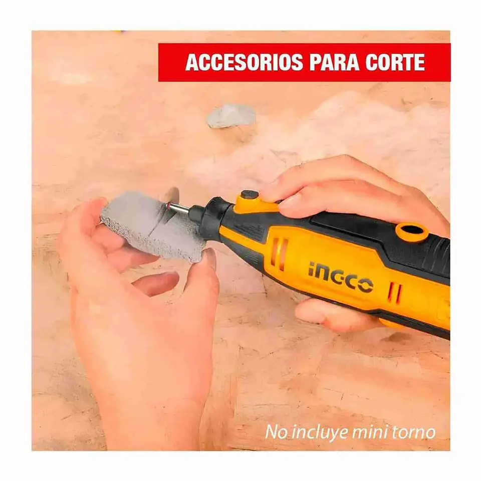 Set 420 piezas  Mini Torno Multifuncional Ingco  AKMG4208 7