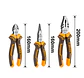 Set Alicates 3 Piezas 160 mm /6 Pulgadas Ingco HKPS08318 - Miniatura 2