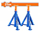 Set de 2 Banquillos  Elevacion 2 Toneladas Wadfow WHJ3502 - Miniatura 4