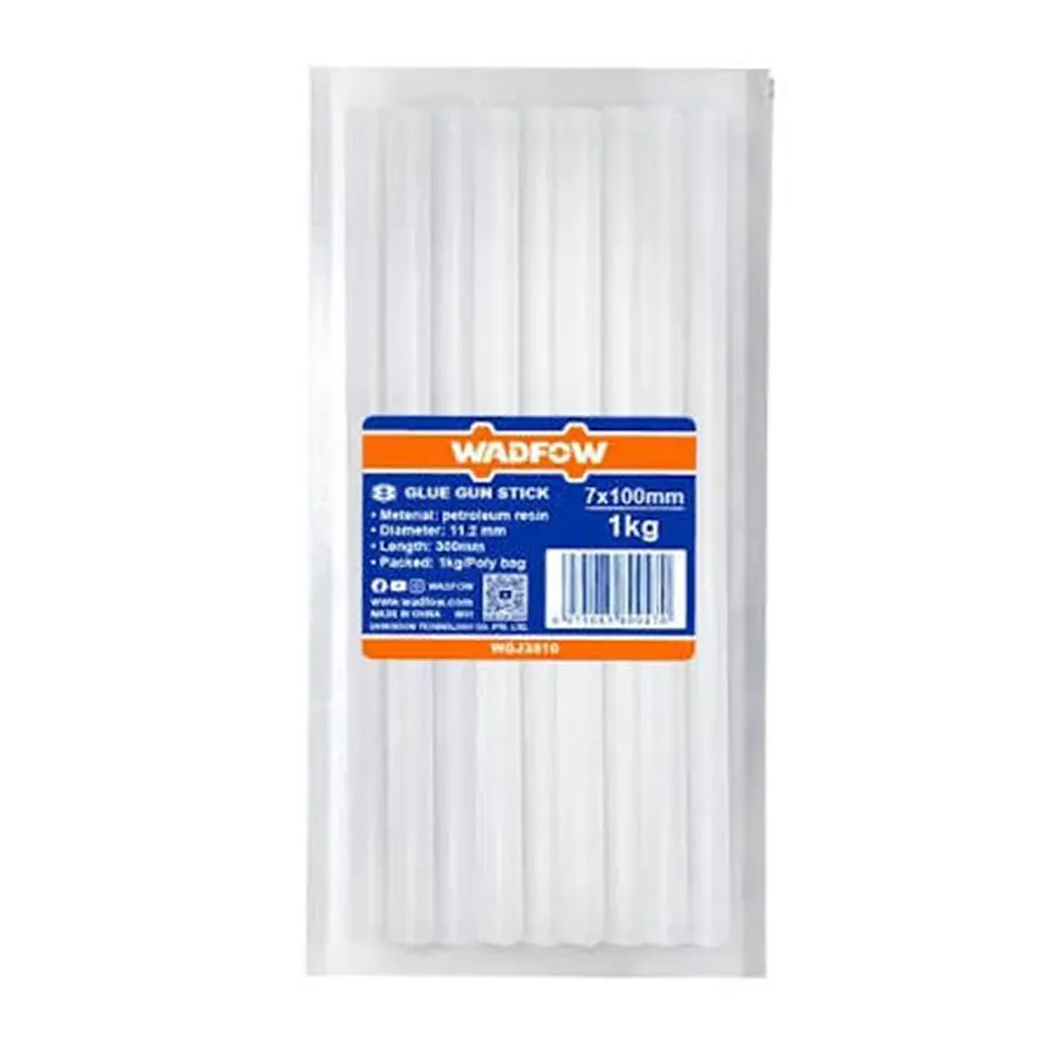 Set de Barras de Silicona 1 Kg 7x100 mm Wadfow WGJ3810 3