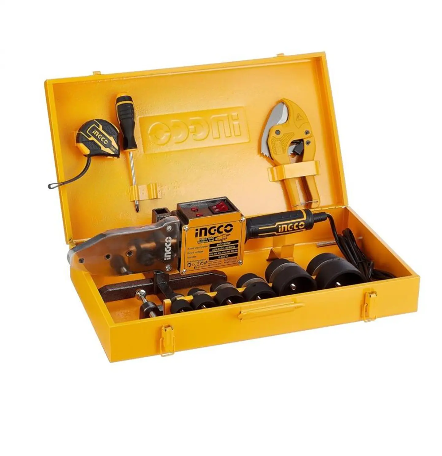 Termofusora Electrica Industrial 1500W 0-300 Grados Ingco 5