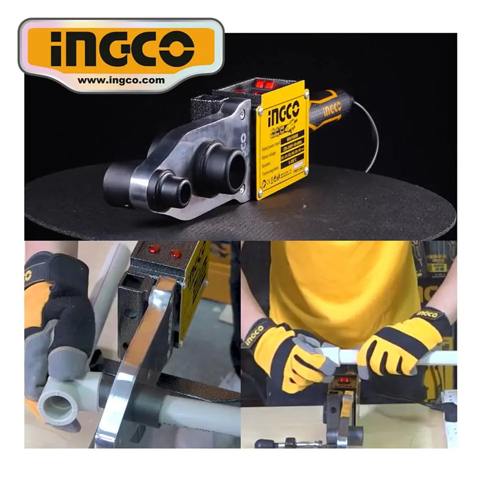 Termofusora Electrica Industrial 1500W 0-300 Grados Ingco 10