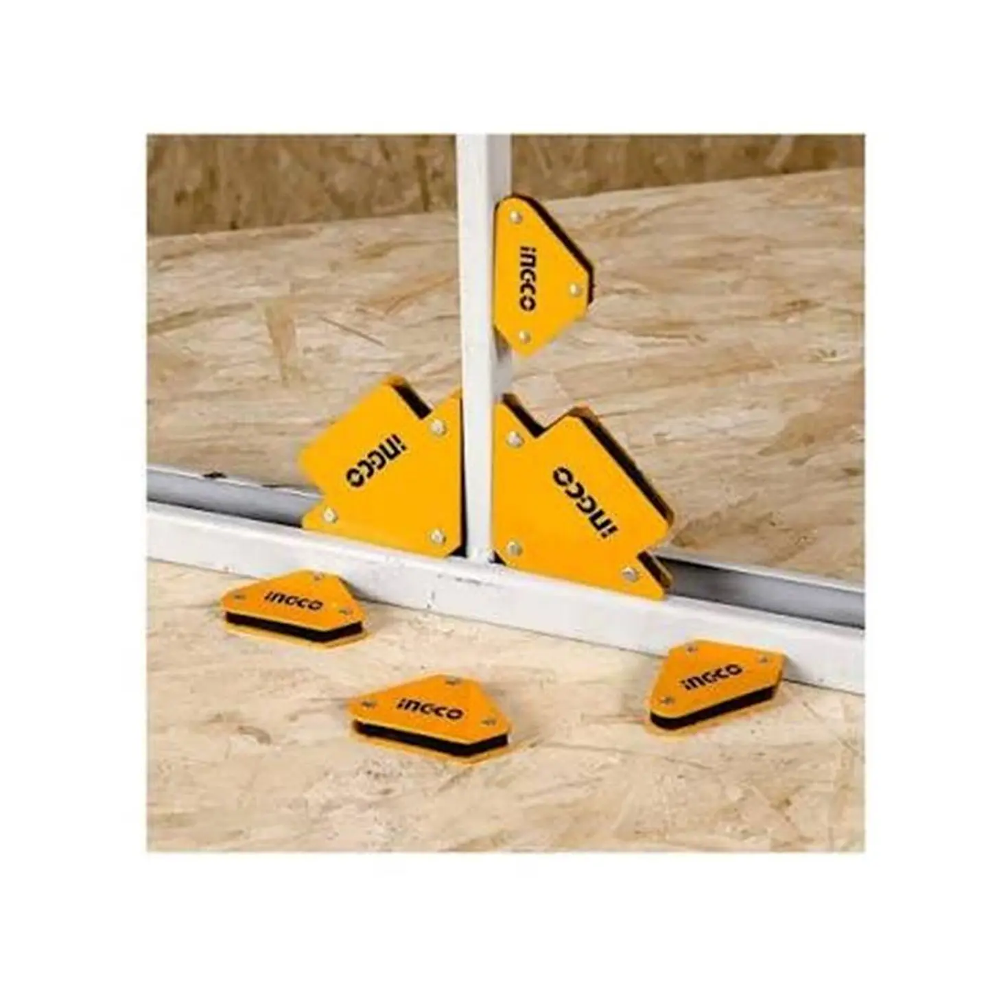 Set de 6 Escuadras Magneticas 10-25 LB INgco AMWH6001 3
