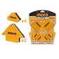 Set de 6 Escuadras Magneticas 10-25 LB INgco AMWH6001 - Miniatura 4