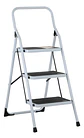 Escalera De Tijera Metalica 3 Peldaños Mirlo 903 Plegable - Miniatura 1