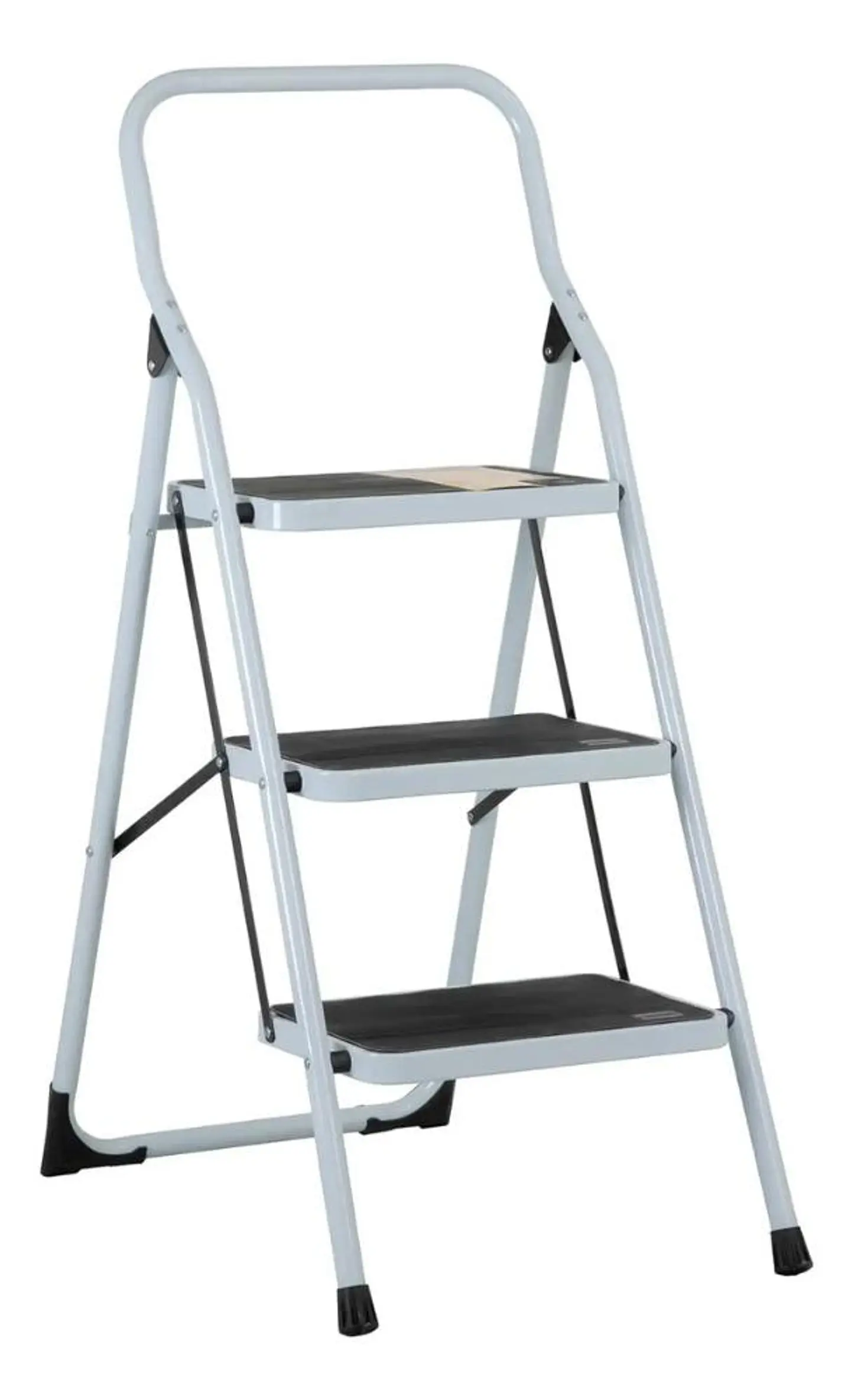 Escalera De Tijera Metalica 3 Peldaños Mirlo 903 Plegable 5