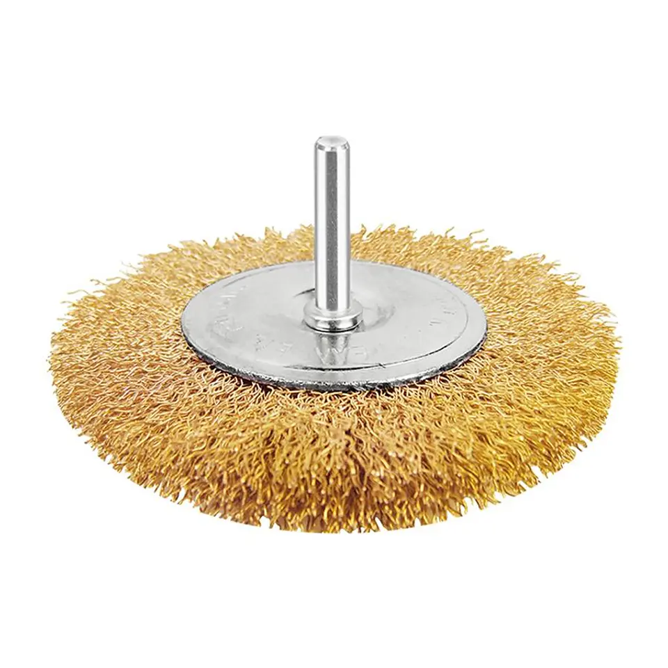 Grata Cepillo Con Vastago Circular 50mm Metal Taladro Ingco 3
