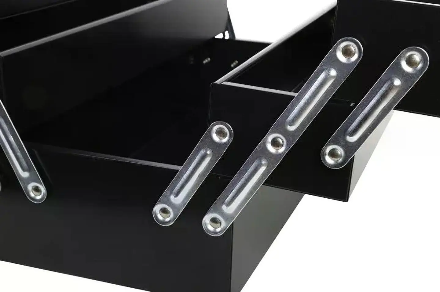 Caja De Herramientas Metálica 5 Bandejas Ubermann Negro 3