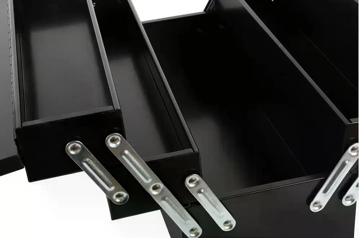 Caja De Herramientas Metálica 5 Bandejas Ubermann Negro 4