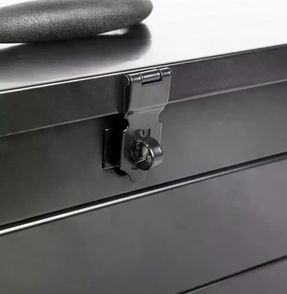 Caja De Herramientas Metálica 5 Bandejas Ubermann Negro 6