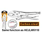 Alicate Caiman Mordaza Curvo 10 Pulgadas 250 mm Ingco - Miniatura 4
