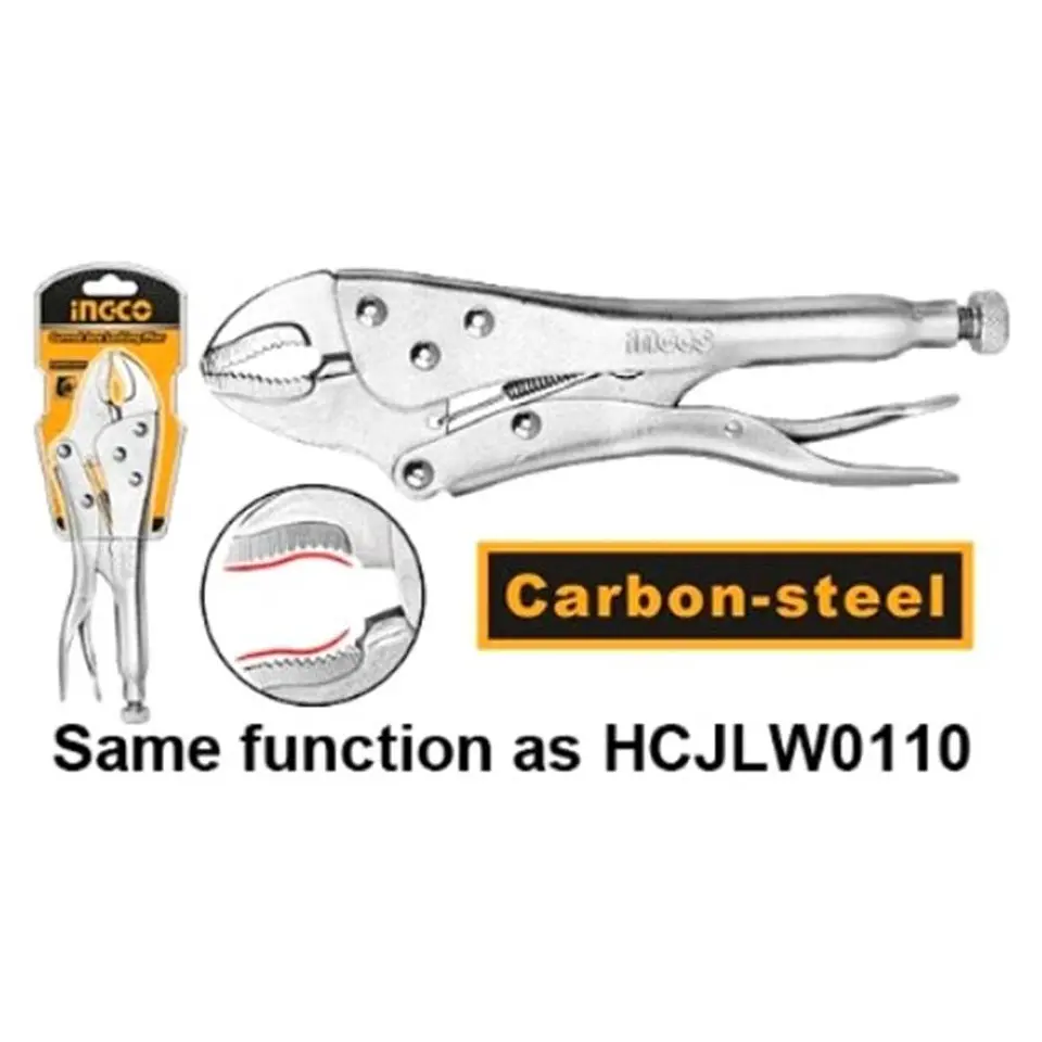 Alicate Caiman Mordaza Curvo 10 Pulgadas 250 mm Ingco 4