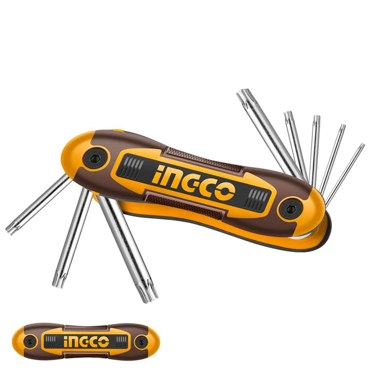 Set de Llaves Torx  Llavero 8 piezas T9-T40 Ingco d Bolsillo 4