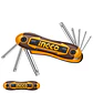 Set de Llaves Torx  Llavero 8 piezas T9-T40 Ingco d Bolsillo - Miniatura 4