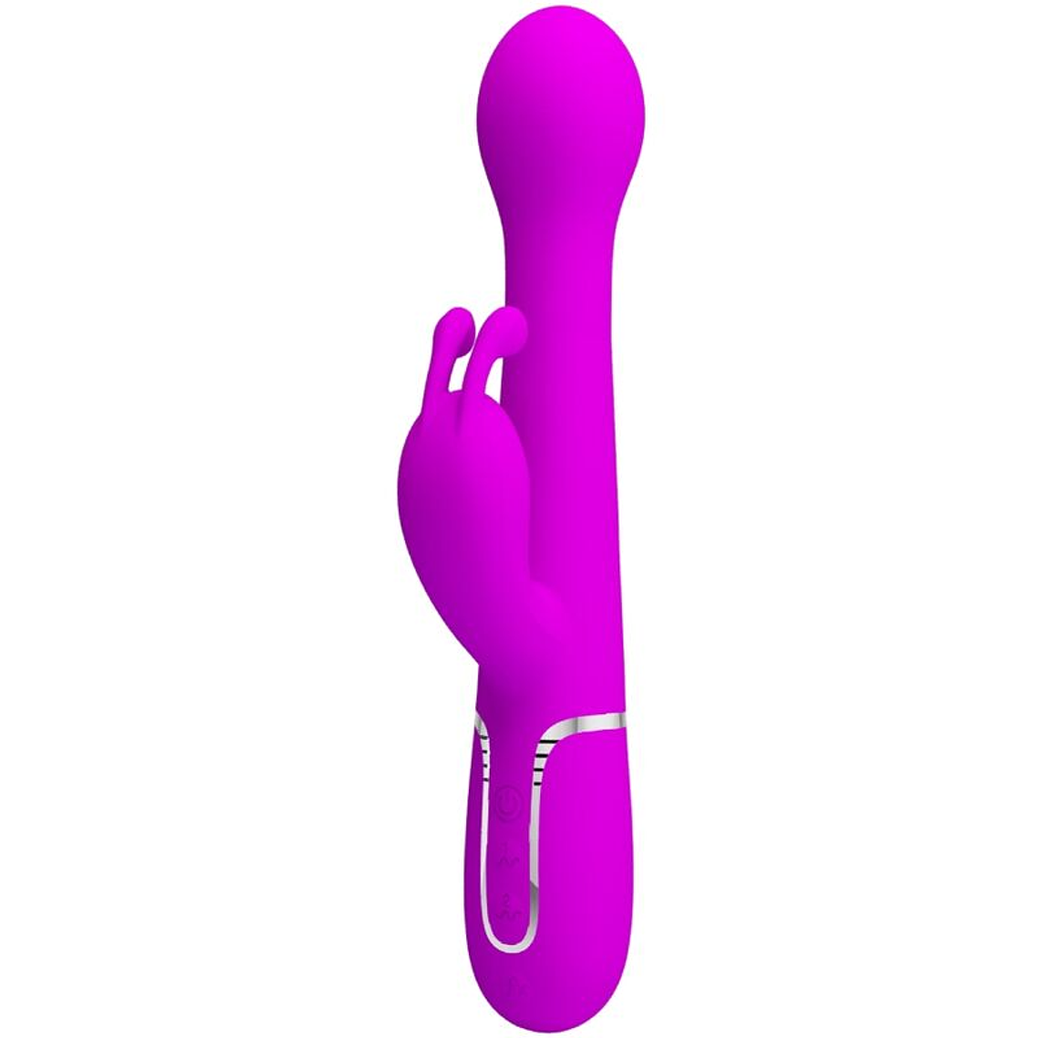PRETTY LOVE - VIBRADOR DEJON COELHO 3 EM 1 MULTIFUNO VIOLETA 1