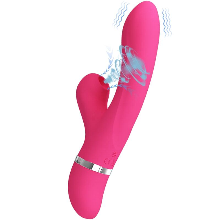 PRETTY LOVE - VIBRADOR E SUCÇÃO WILLOW RABBIT 1