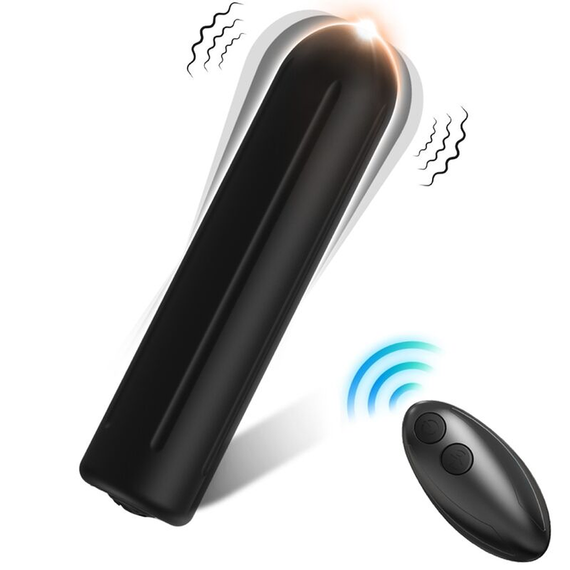 ARMONY - WARHEAD VIBRADOR BALA CONTROLE REMOTO PRETO 2 CM X 8.8 CM 1
