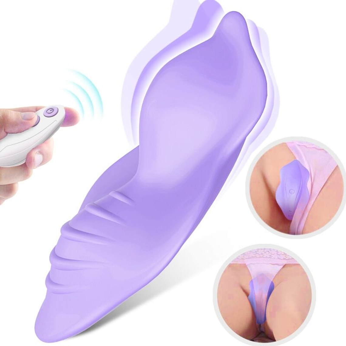 ARMONY - WHISPER WEARABLE CALÇAS VIBRADOR DE CONTROLE REMOTO ROXO 1