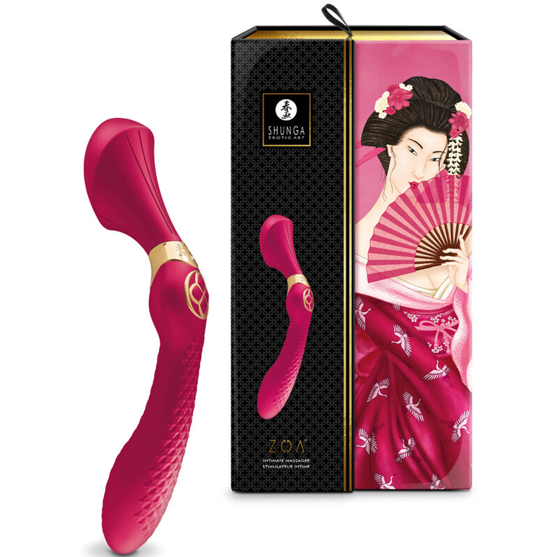 SHUNGA - ZOA MASSAGER ÍNTIMO FÚCSIA 1