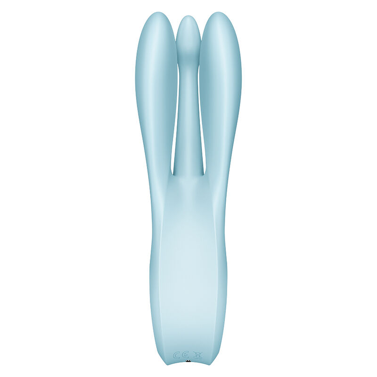 SATISFYER - VIBRADOR THREESOME 1 AZUL 1