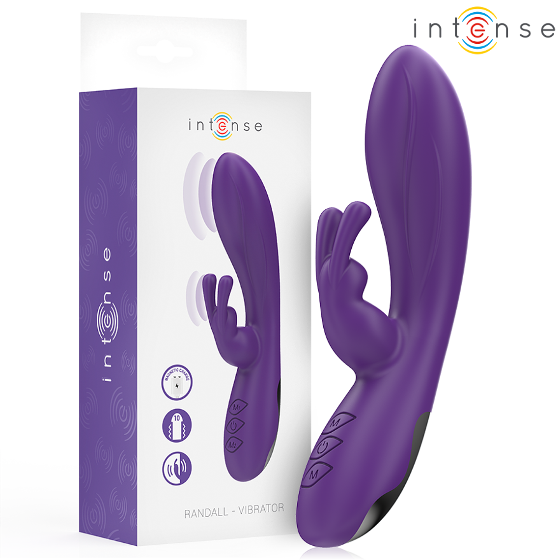 INTENSE - RANDALL RABBIT VIBRADOR 10 VIBRAÇÕES ROXO 1