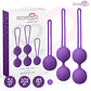 Bolas de Kegel Moressa Osian Premium Lilas 3 Pesos Silicone - vignette 1