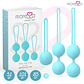 Bolas de Kegel Moressa Osian Premium Turquesa 3 Pesos Silicone - Thumbnail 1