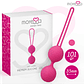 Bolas de Kegel Moressa Osian Dois Rosa 101g Silicone Premium - thumbnail 1