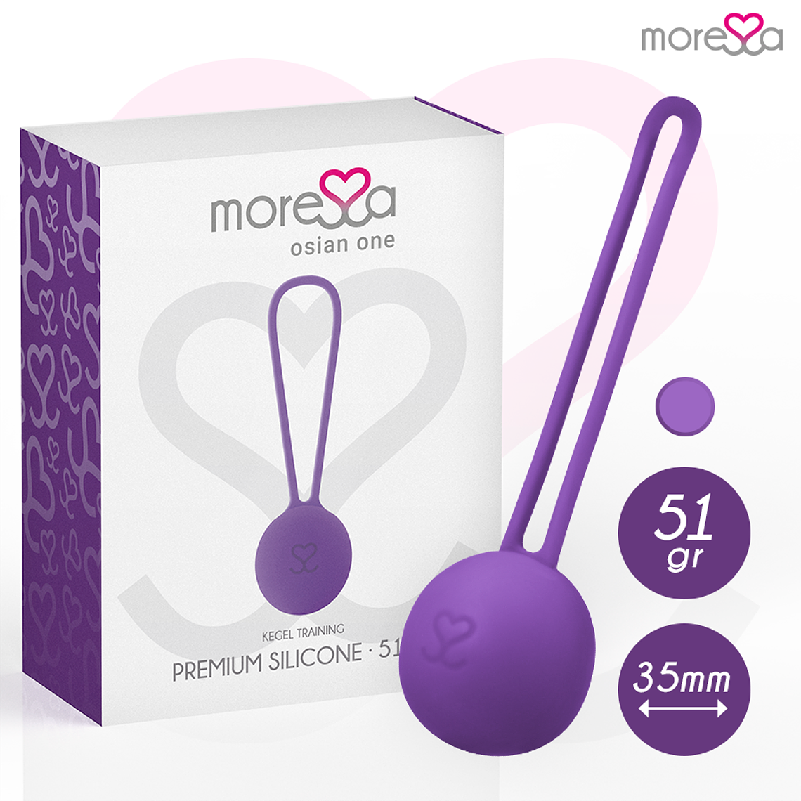 MORESSA - OSIAN ONE PREMIUM LILAC SILICONE 1