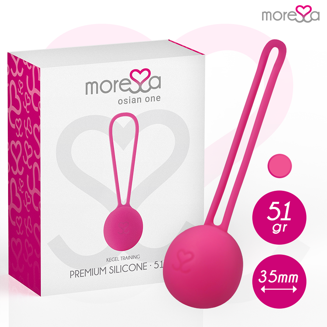 MORESSA - OSIAN ONE PREMIUM SILICONE ROSA 1