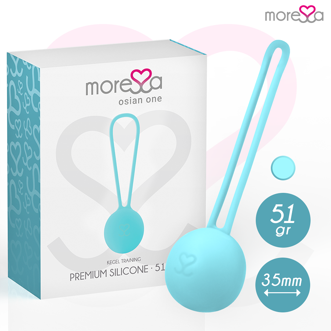 MORESSA - OSIAN ONE PREMIUM SILICONE TURQUESA 1