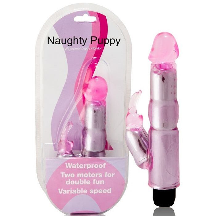 BAILE - VIBRADOR COM ESTIMULADOR ROSA AJUSTVEL 1