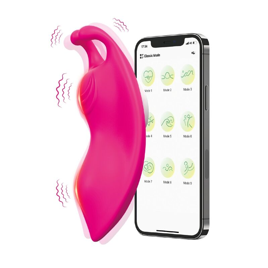 ARMONY - HONEYBEE WEARABLE CALÇAS VIBRADOR G-SPOT FÚCSIA - APLICATIVO GRATUITO 1