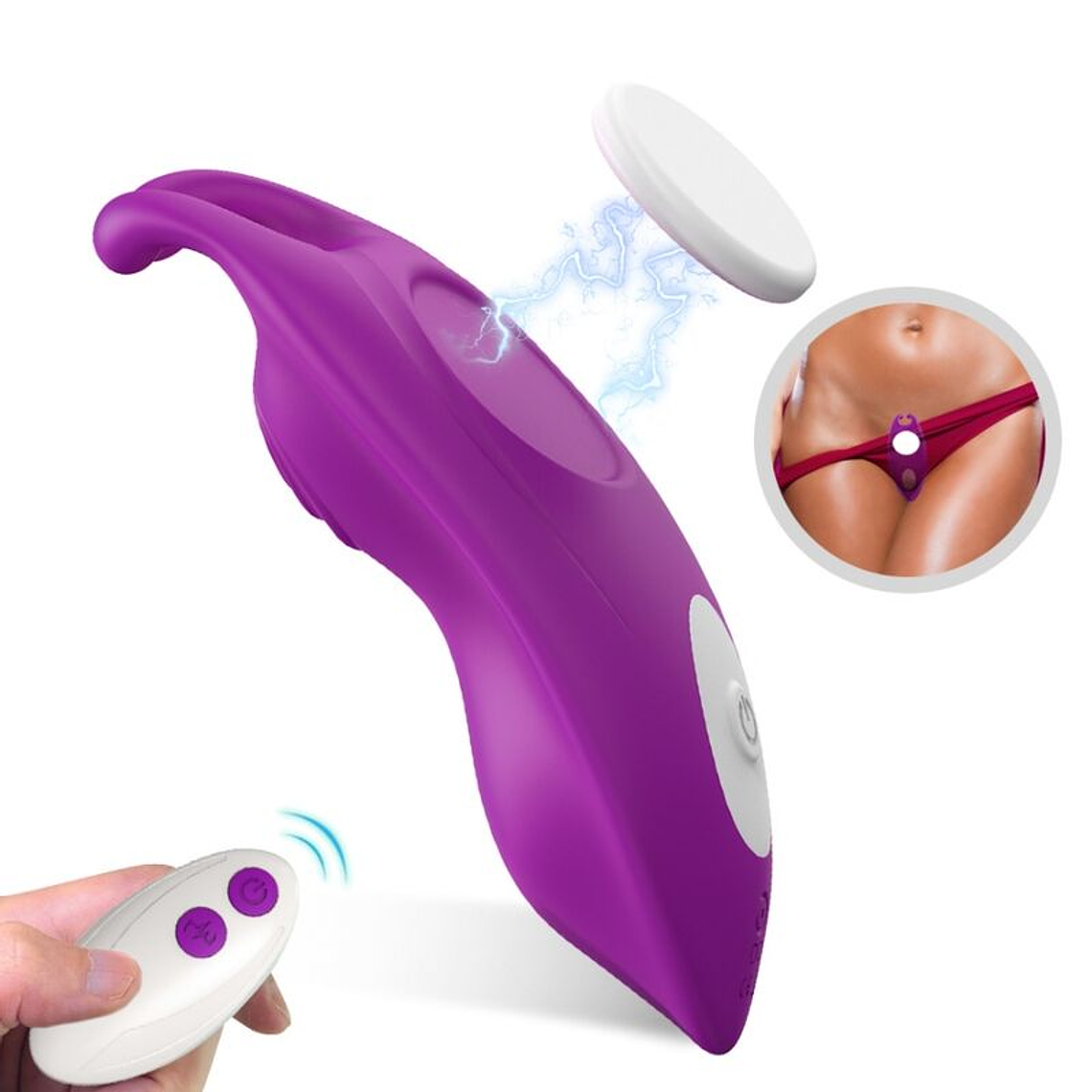 ARMONY - HONEYBEE WEARABLE CALÇAS VIBRADOR G-SPOT CONTROLE REMOTO ROXO 1