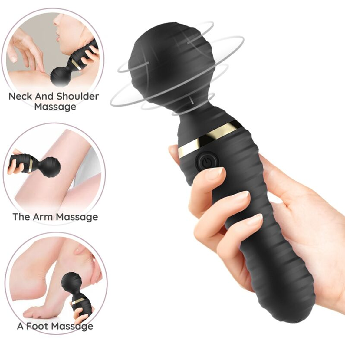 ARMONY - MASSAGER E VIBRADOR FREEDO PEQUENO PRETO 1
