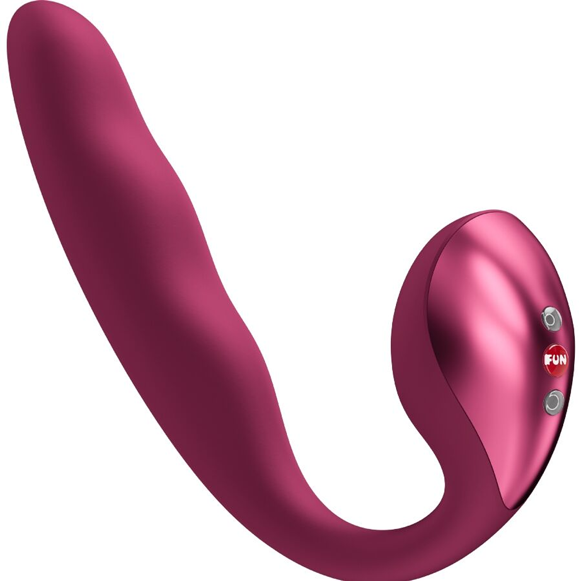 FUN FACTORY - ALLEGRO VIBRADOR DE DUPLA PULSAÇÃO DE AR INSERÍVEL VERMELHO VINHO 1