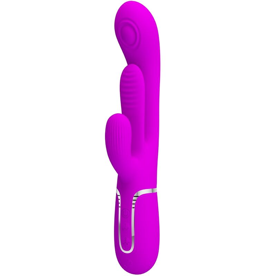 PRETTY LOVE - SHANIA TRIPLE RABBIT VIBRADOR MULTIFUNCIONAL ROSA 1